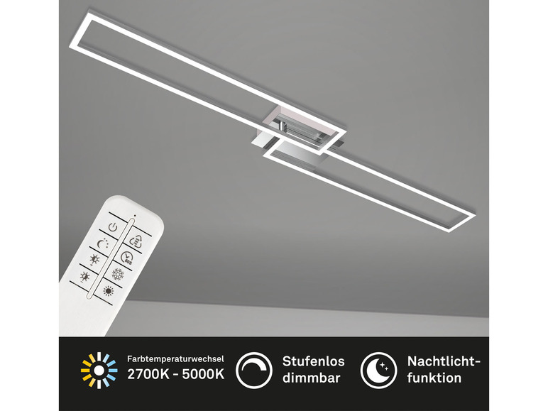 Prejsť na zobrazenie na celú obrazovku: Briloner LED dizajnové stropné svietidlo – obrázok 17