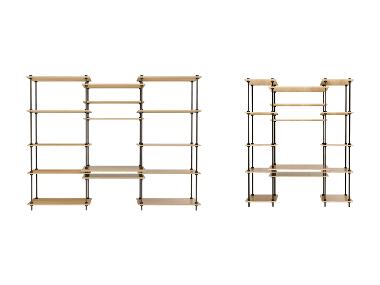 AR SHELVING Písací stôl s regálom DECO