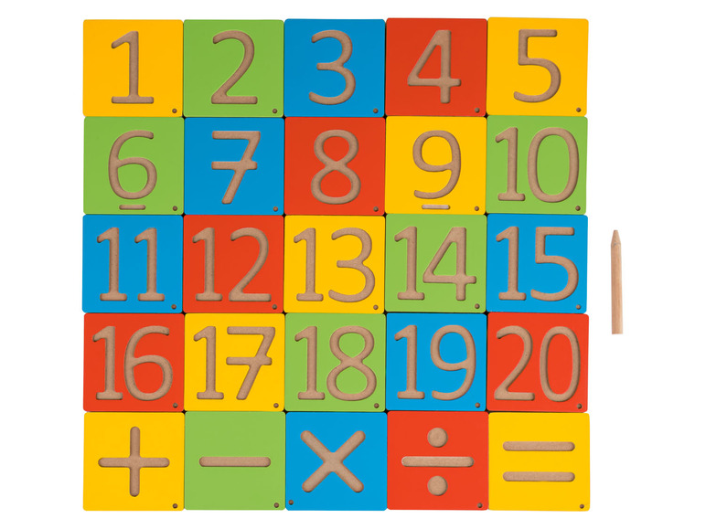 Prejsť na zobrazenie na celú obrazovku: Playtive Vzdelávacia drevená tabuľka Montessori – obrázok 7