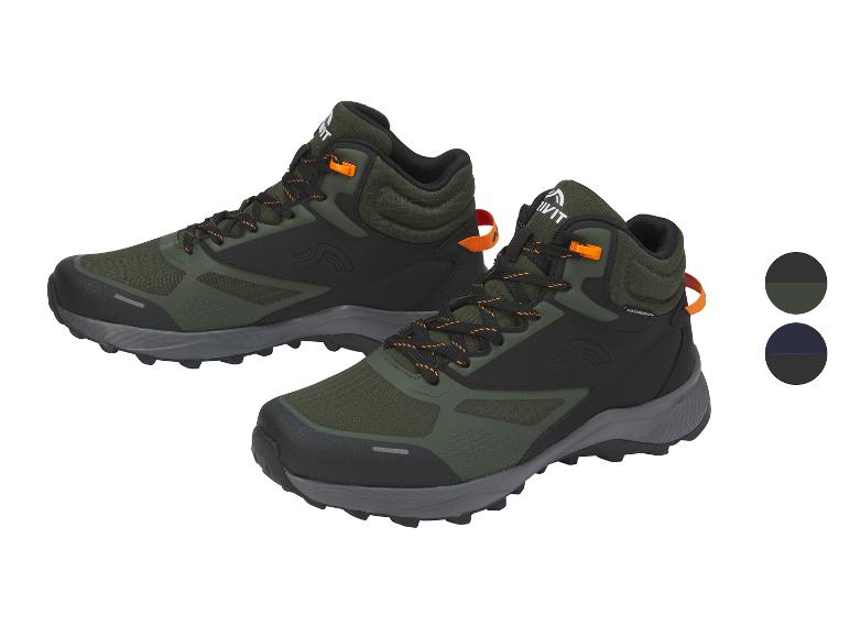 Likitové vysoké trekové topánky, olivovo-čierne.