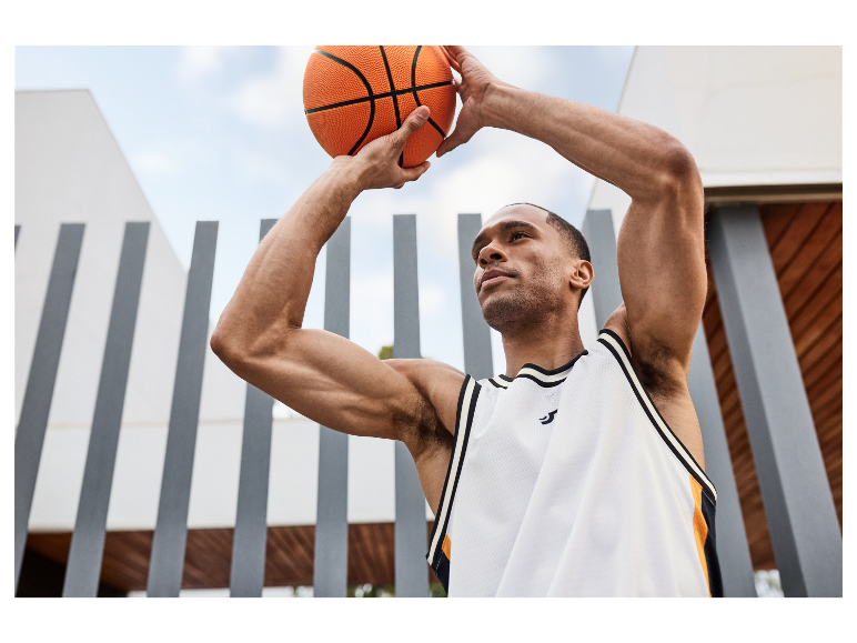 Crivit Pánsky funkčný basketbalový top (biela, XL (56/58))