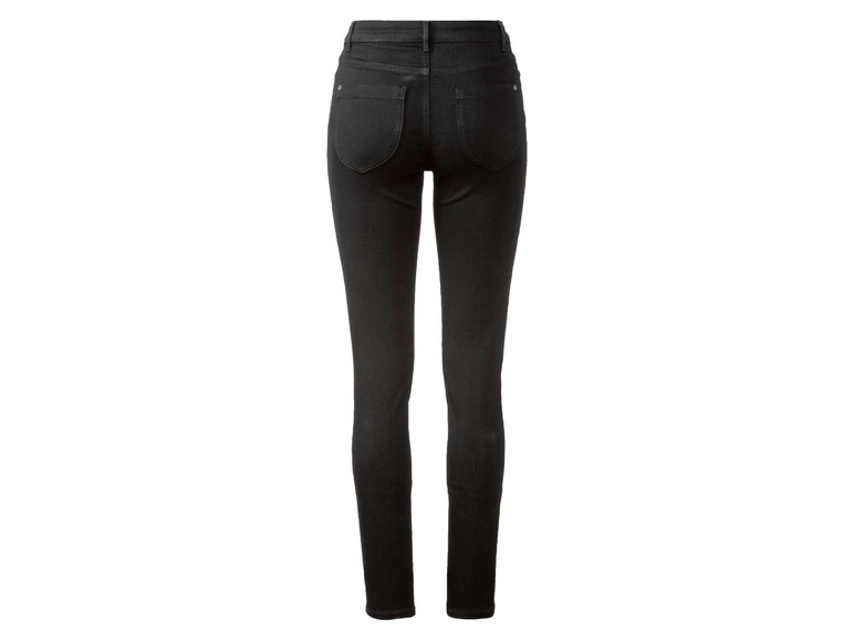 Čierne skinny džínsy pre ženy.
