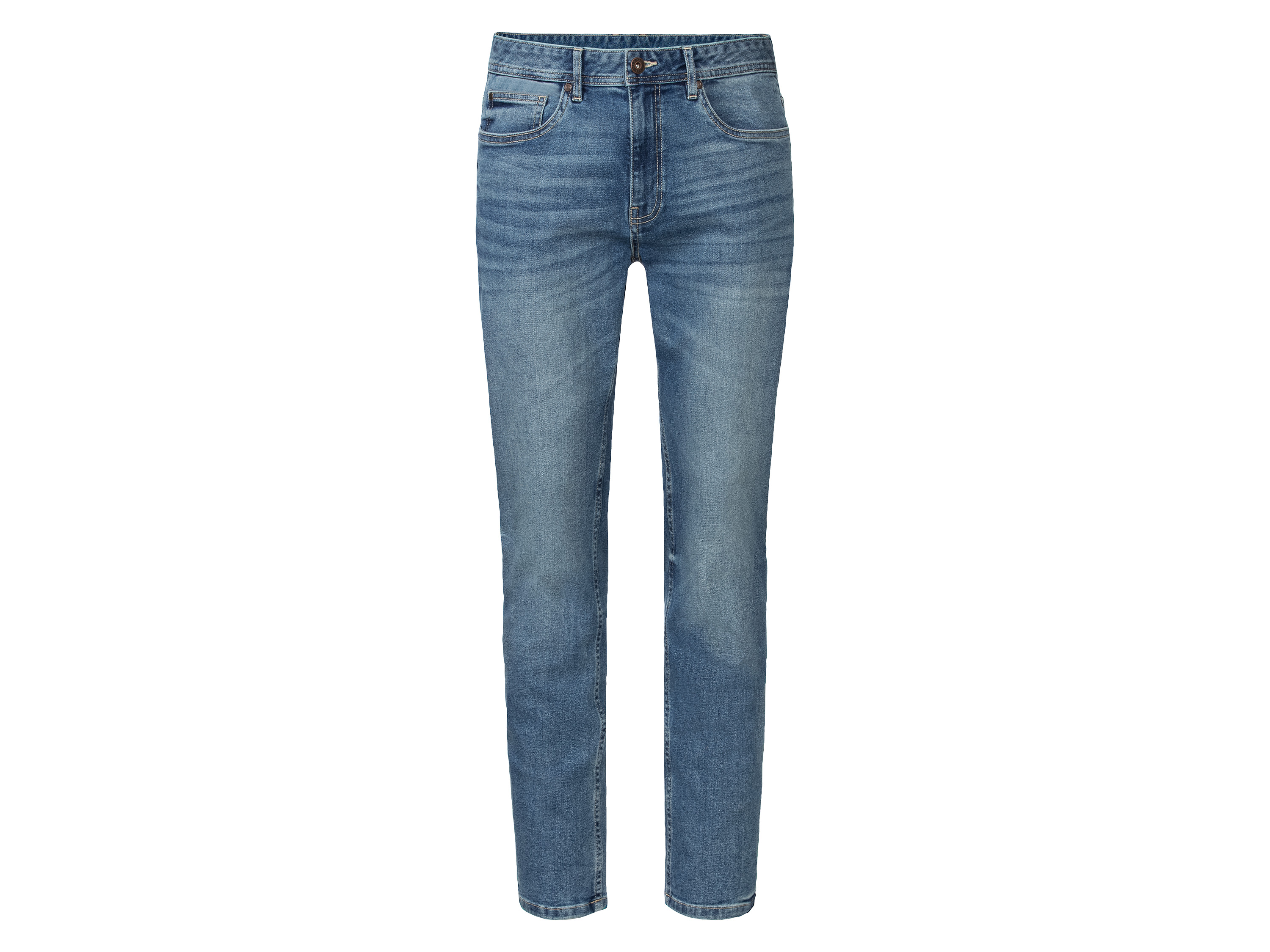 LIVERGY® Pánske rifle „Slim Fit“ (56 (40/32), bledomodrá)