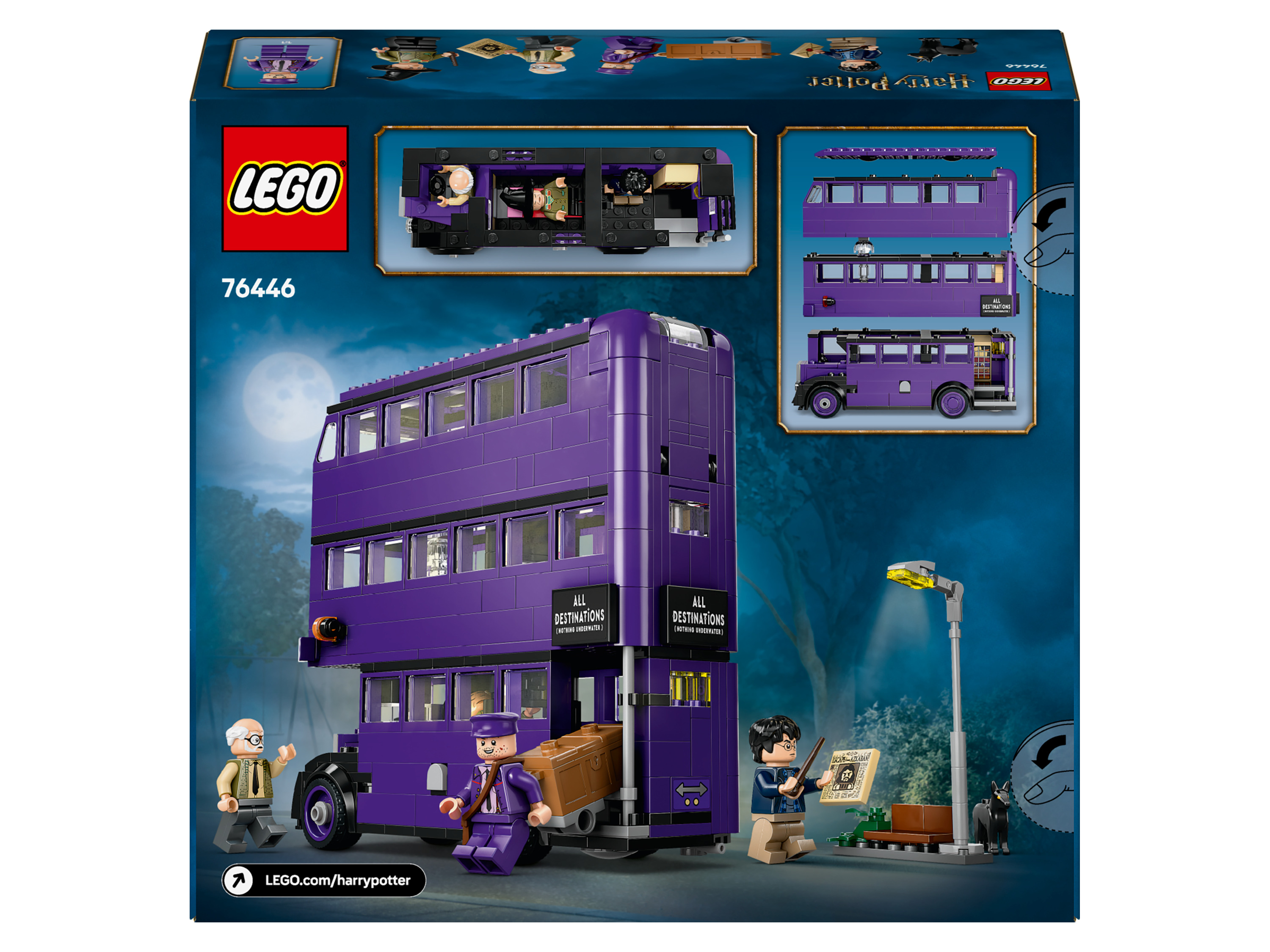 LEGO® Harry Potter™ 76446 Dobrodružstvo v Rytierskom autobuse