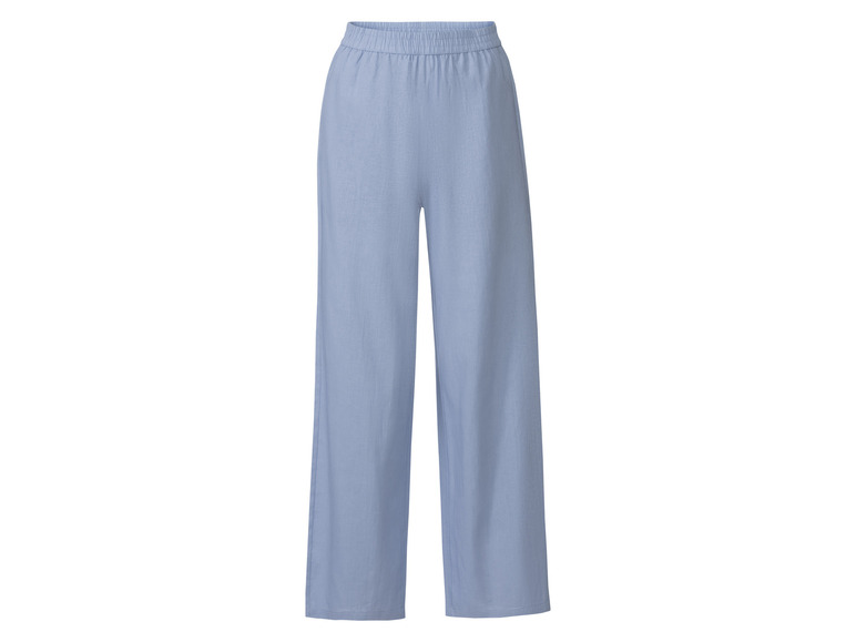 E-shop esmara® Dámske ľanové nohavice (34, modrá)