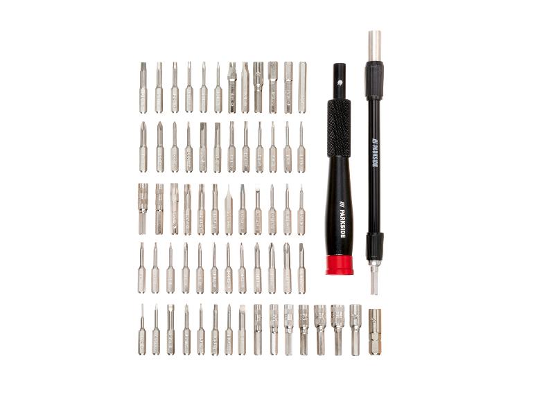 Parkside® Regulovateľná spájkovacia stanica PLS 48 D2 + Súprava náradia na jemnú mechaniku, 66-dielna