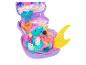 Kompaktná hracia súprava Polly Pocket v tvare srdca, s bábikou a príslušenstvom.