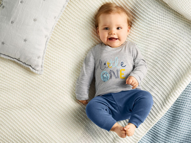 Prejsť na zobrazenie na celú obrazovku: lupilu Chlapčenské tričká s dlhým rukávom pre bábätká, 2 kusy – obrázok 3
