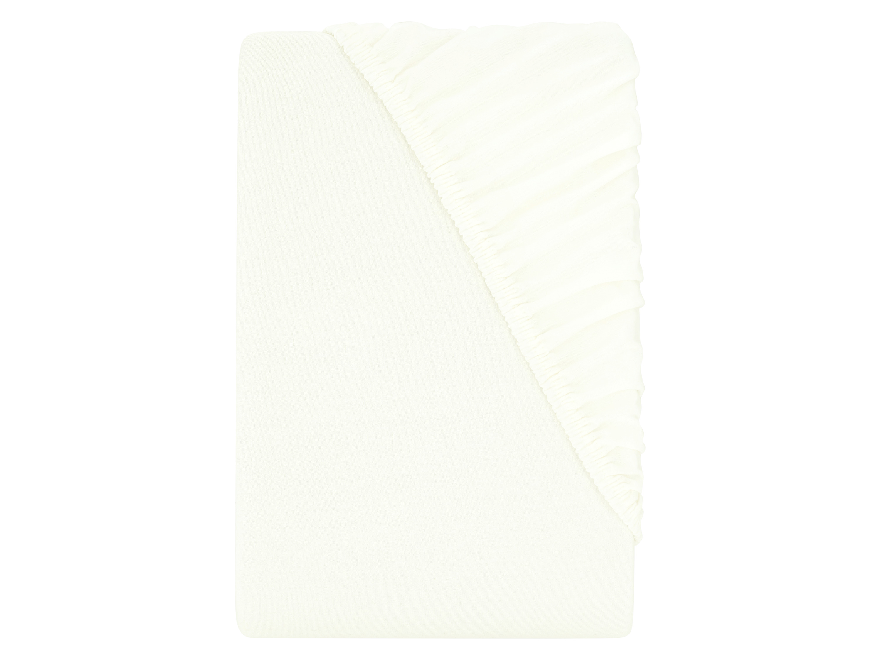 LIVARNO® Napínacia džersejová plachta, 90 – 100 x 200 cm (biela)