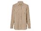 Béžová košeľa s dlhými rukávmi a gombíkmi