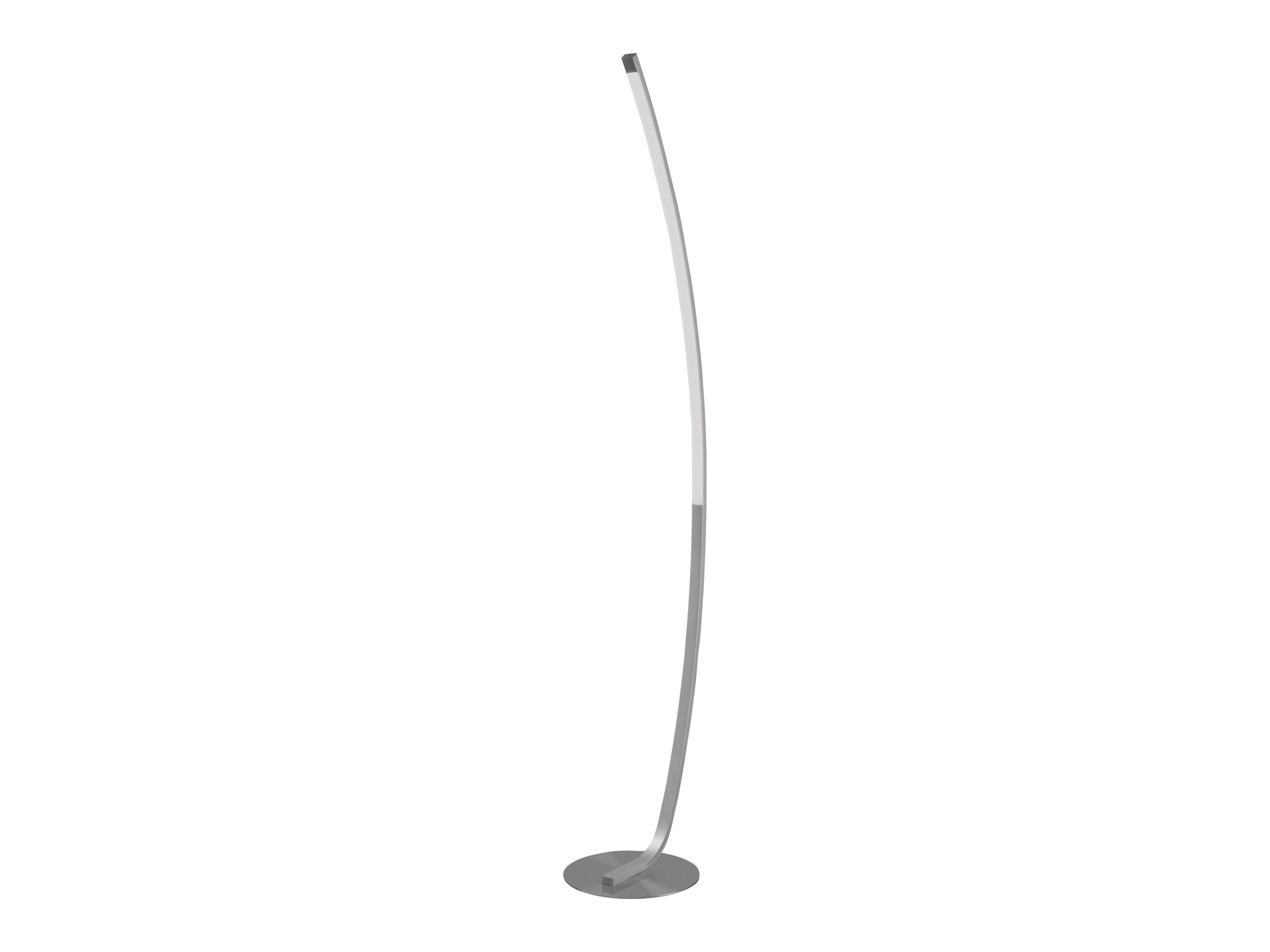 LIVARNO Stojaca LED lampa (zahnutá/matný nikel)