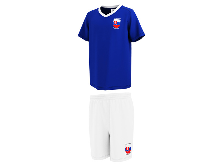 Detský futbalový dres UEFA EURO 2024 Slovensko (146/152, modrá)
