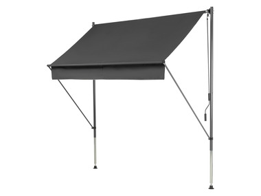 LIVARNO home Upínacia markíza, 2 x 1,5 m, antracitová