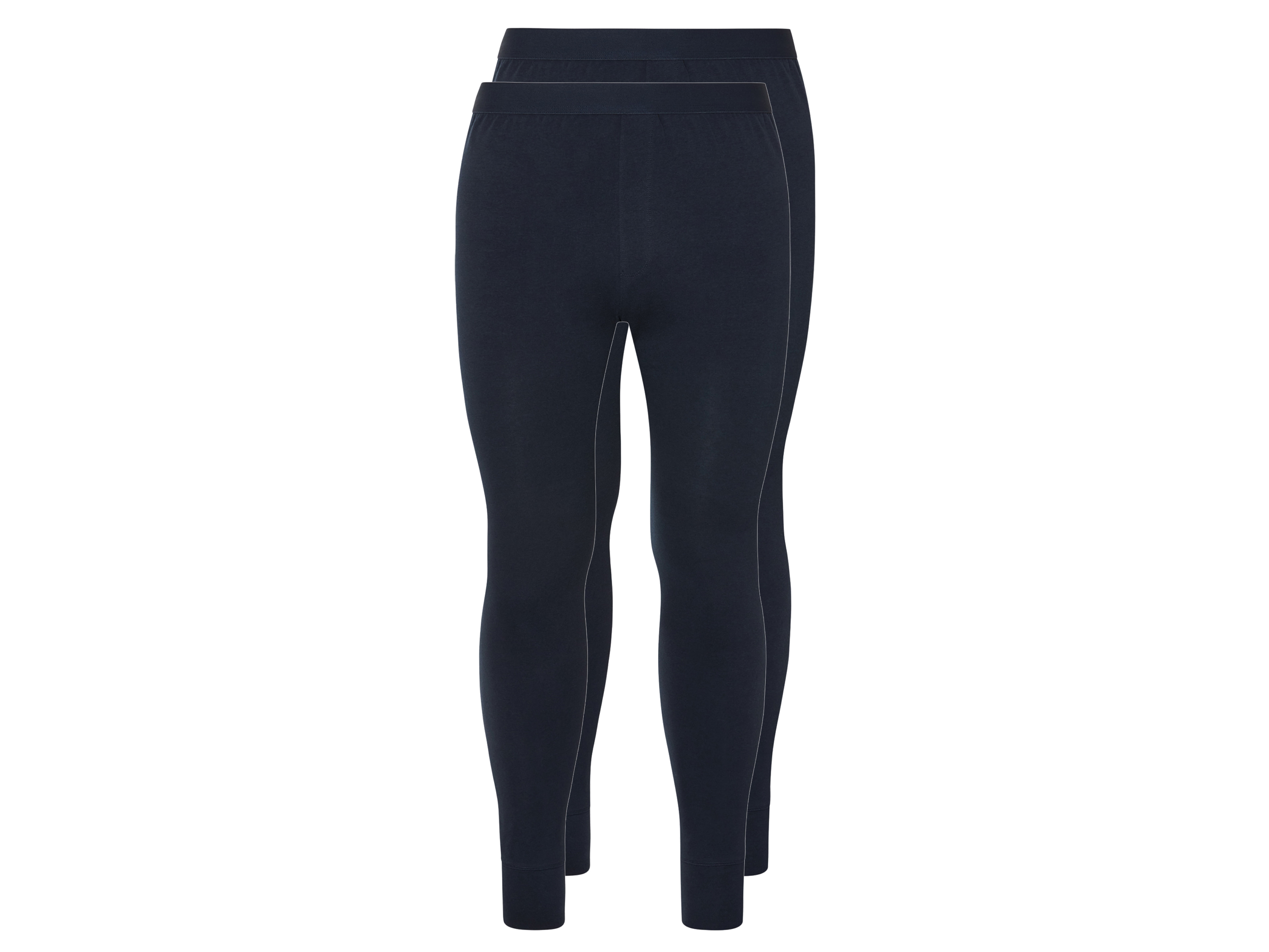 esmara Men Pánske dlhé spodné nohavice, 2 kusy (navy modrá, 7/XL)