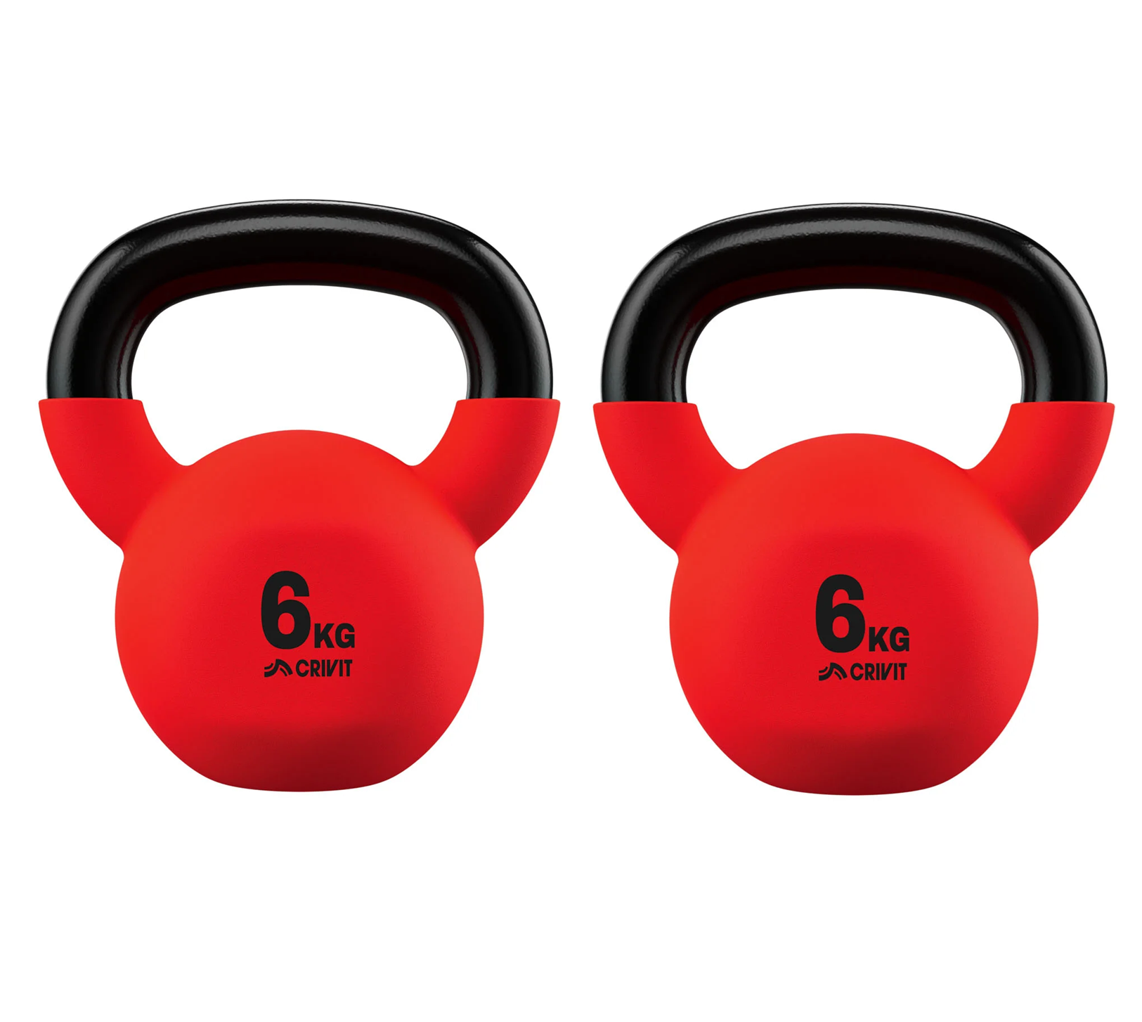 CRIVIT Kettlebell, 6 kg, 2 kusy