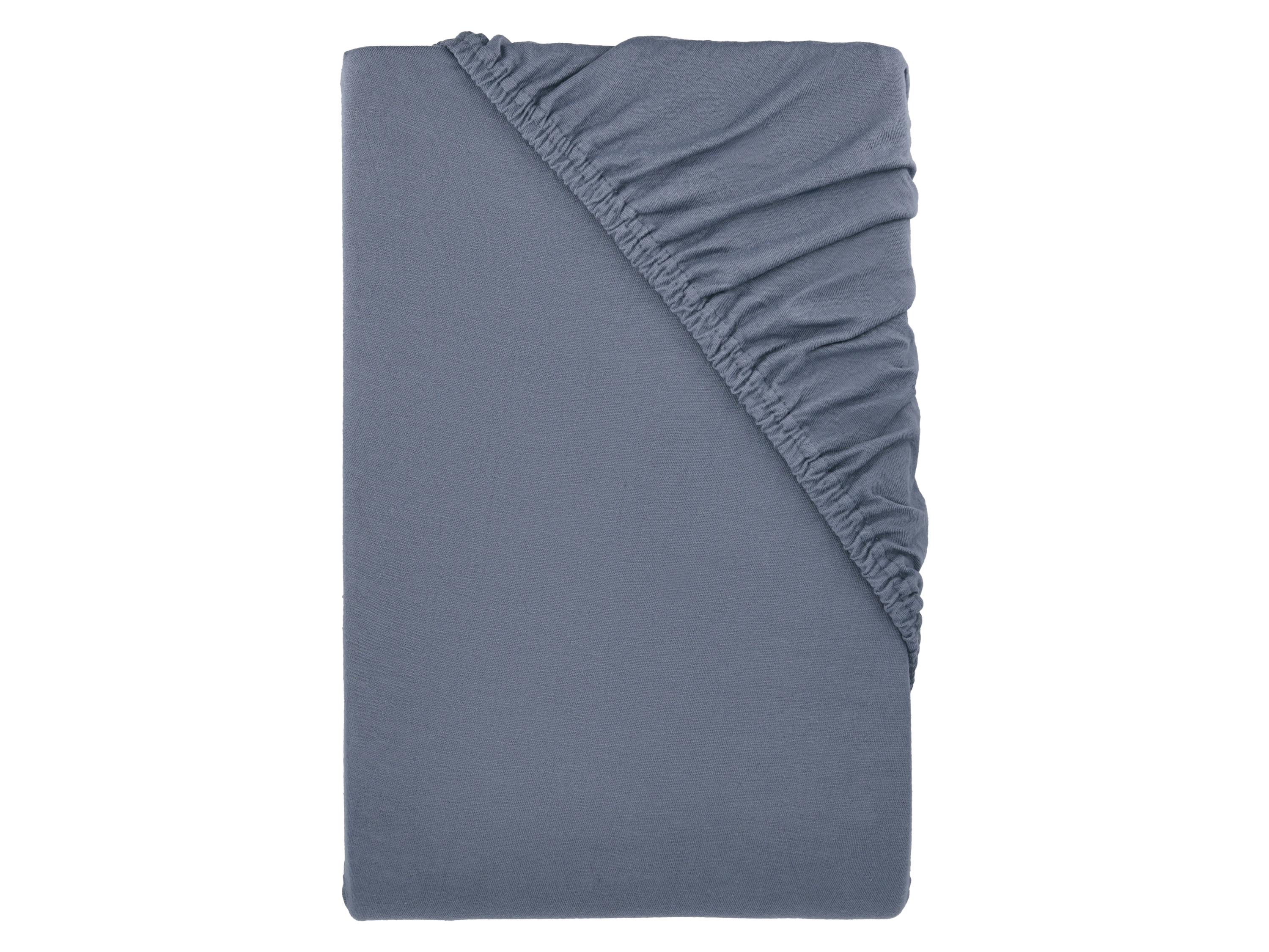 E-shop LIVARNO® Napínacia džersejová plachta, 140 – 160 x 200 cm (modrá)
