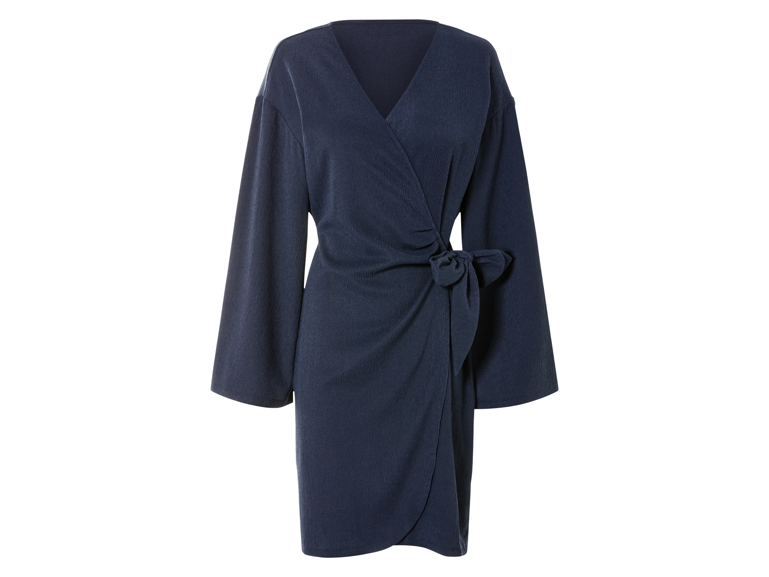 esmara® Dámske zavinovacie šaty (navy modrá, S (36/38))
