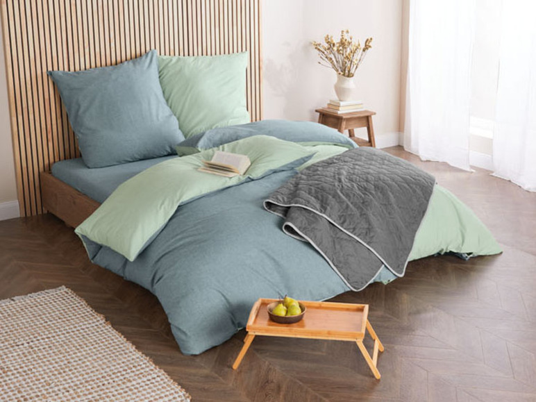 Prejsť na zobrazenie na celú obrazovku: LIVARNO home Zimná obojstranná posteľná bielizeň Chambray, 140 x 200 cm – obrázok 10