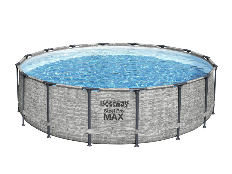 Bazén Bestway Steel Pro MAX s vodou