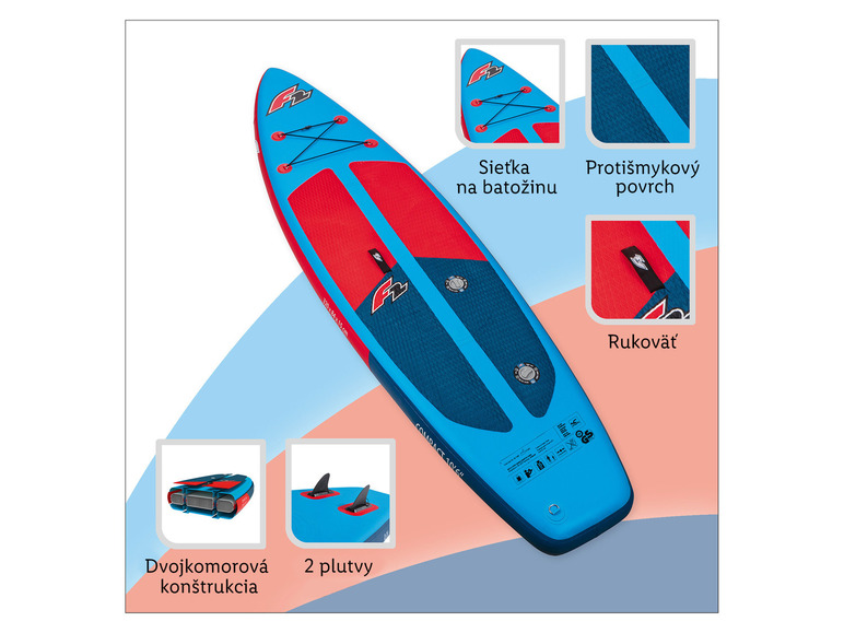Prejsť na zobrazenie na celú obrazovku: F2 Kompaktný dvojkomorový paddleboard – obrázok 2