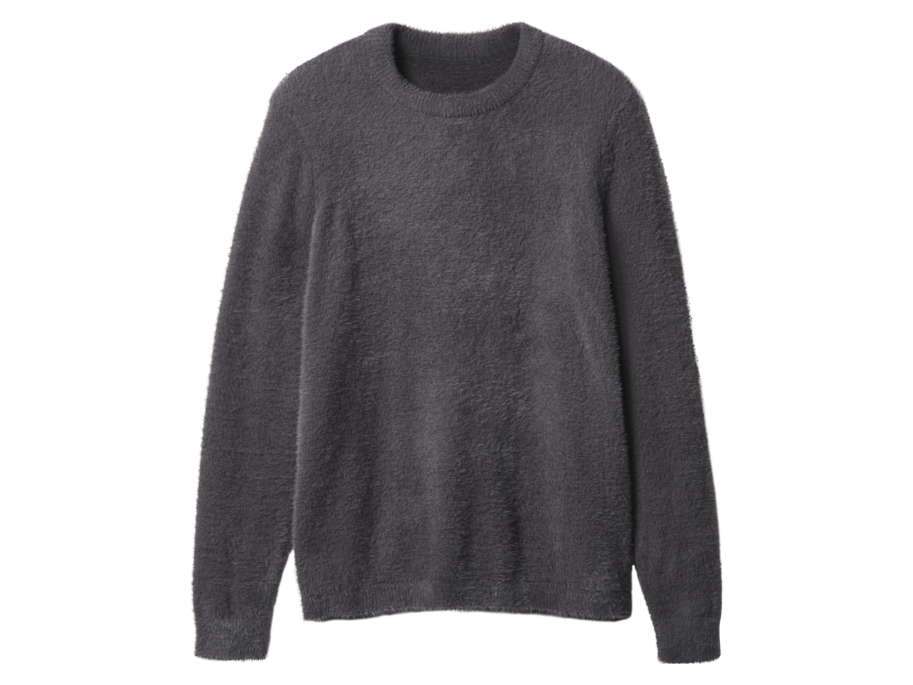 esmara® Dámsky plyšový pulóver (antracitová, XS (32/34))