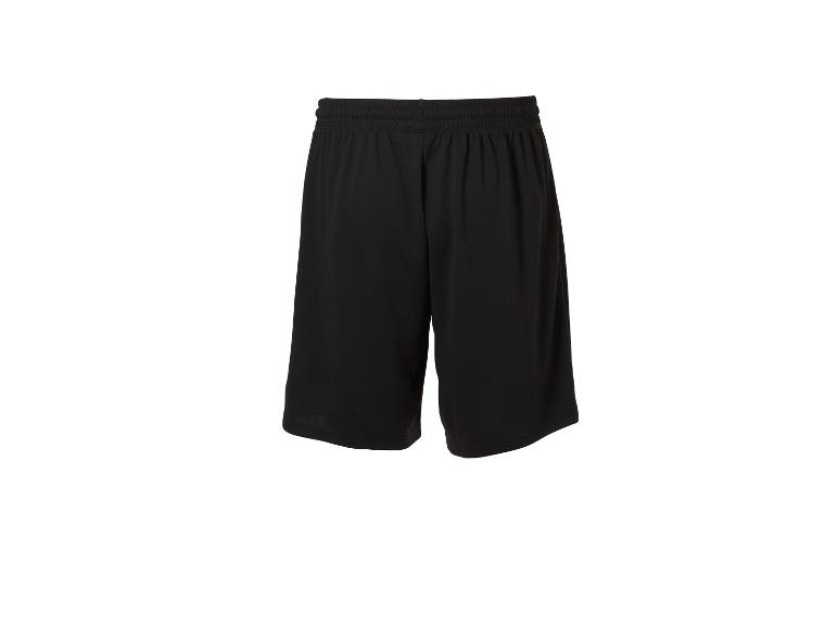 Čierne športové šortky s elastickým pásom