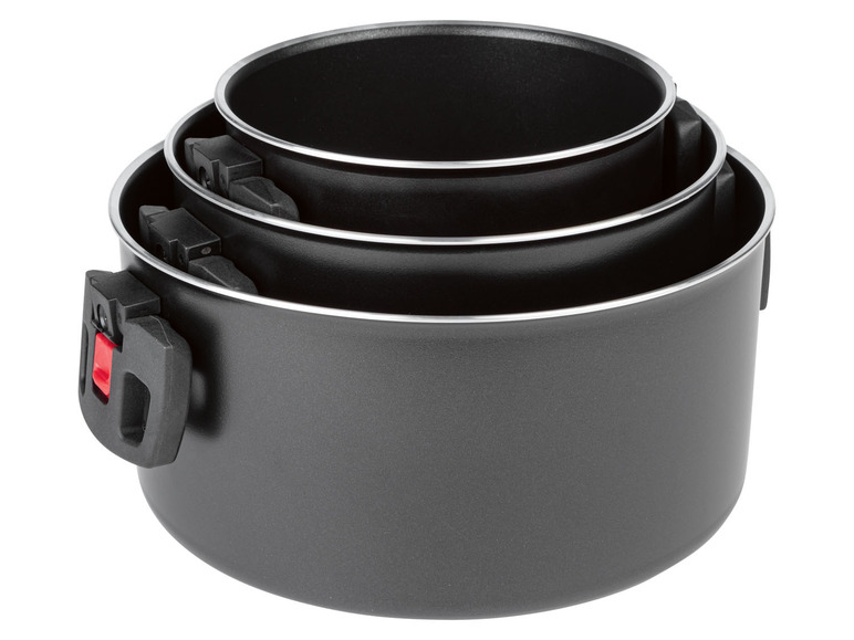 Prejsť na zobrazenie na celú obrazovku: BALLARINI Súprava hrncov Click and Cook, 3-dielna – obrázok 3