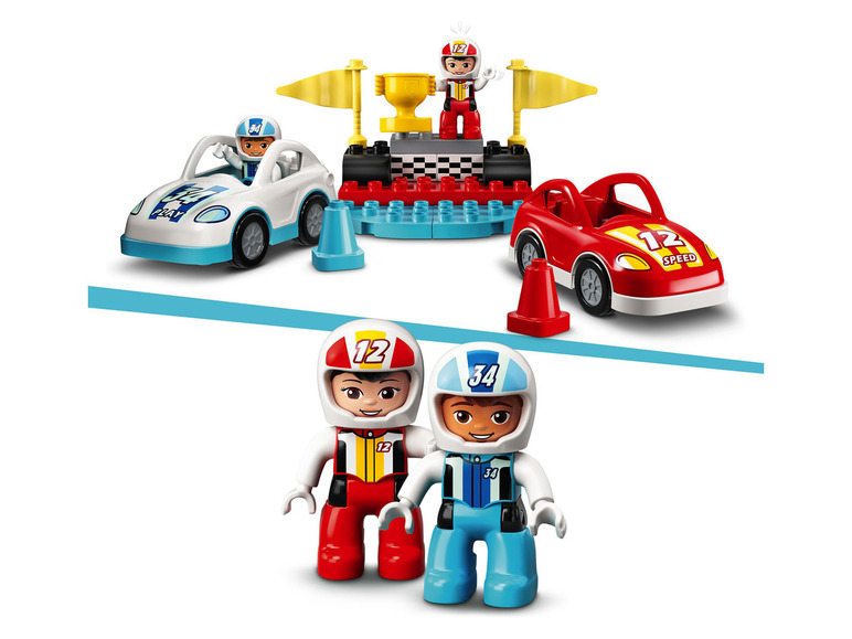 Prejsť na zobrazenie na celú obrazovku: LEGO® DUPLO® 10947 Pretekárske autá – obrázok 4