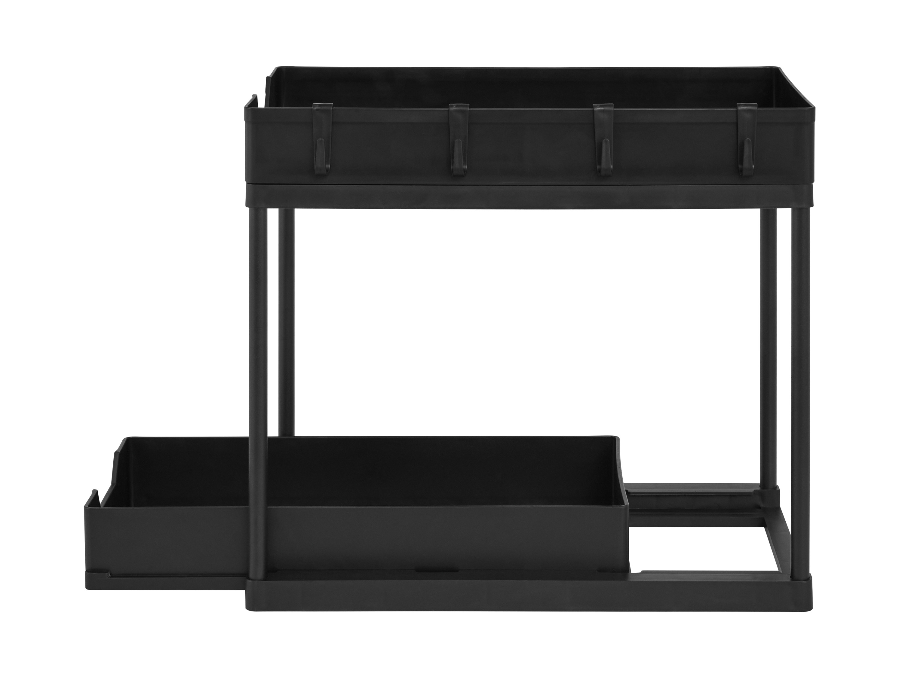 LIVARNO® Multifunkčný regál, 40 x 22 x 35 cm (čierna)