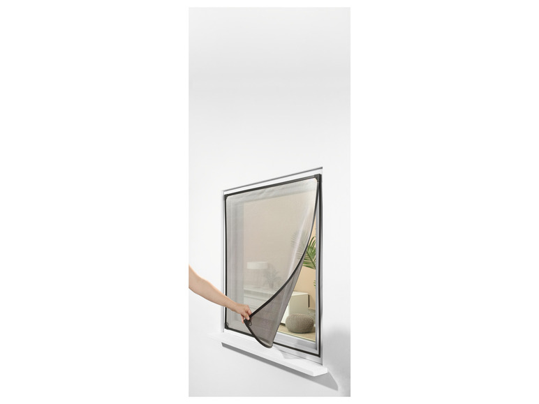 Prejsť na zobrazenie na celú obrazovku: LIVARNO home Magnetická sieťka proti hmyzu a slnku na okno, 1,1 x 1,3 m – obrázok 2
