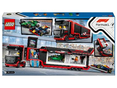 LEGO® CITY 60445 Kamión F1® s autami RB20 a AMR24 F1®