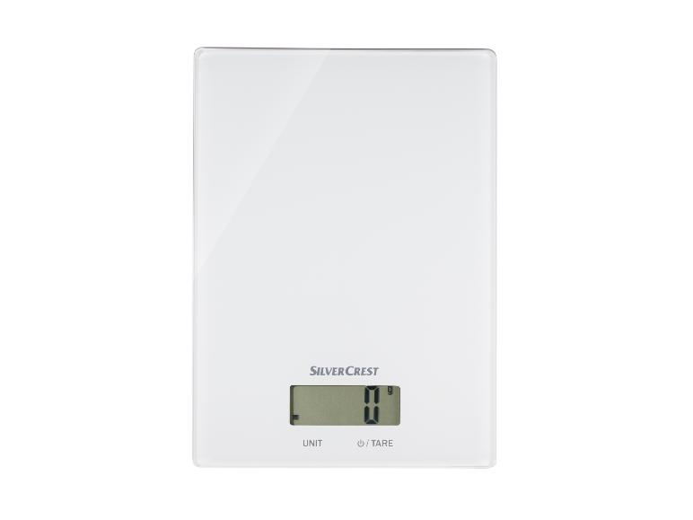 Biela digitálna kuchynská váha SilverCrest.