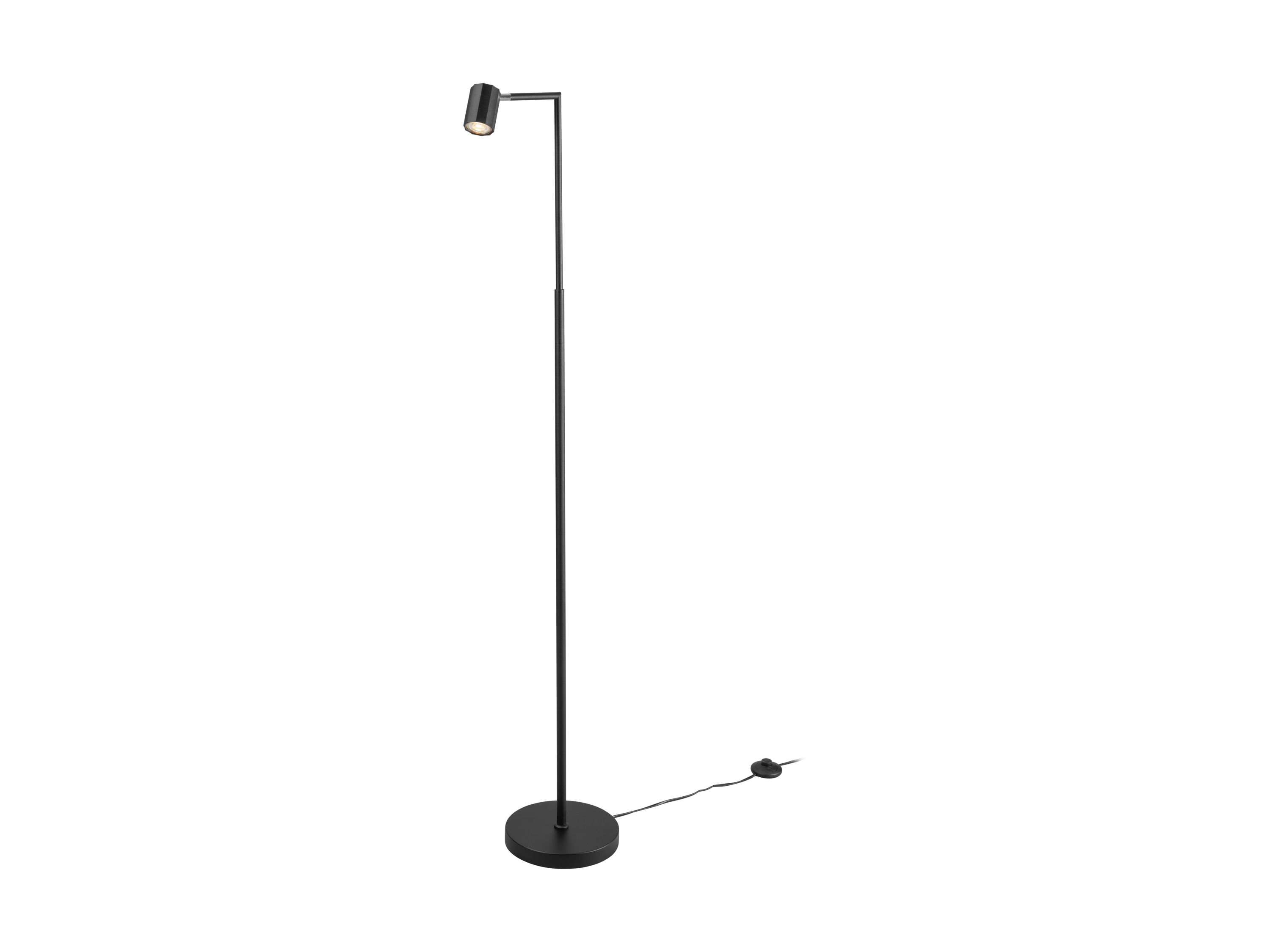 LIVARNO home Stojacia LED lampa (čierna)
