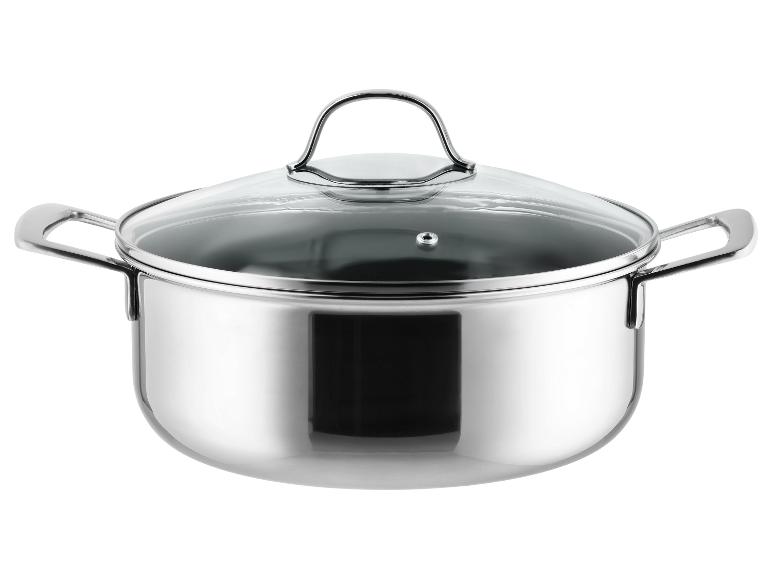 SILVERCREST® Hrniec z ušľachtilej ocele Premium, Ø 24 cm