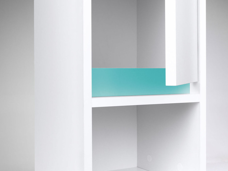Prejsť na zobrazenie na celú obrazovku: LIVARNO home Vysoká skrinka do kúpeľne Oslo, biela – obrázok 15