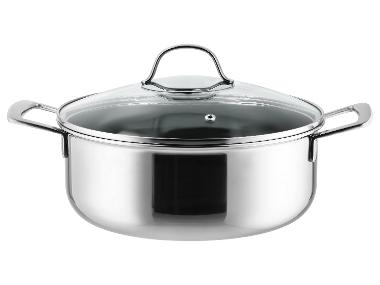 SILVERCREST® Hrniec z ušľachtilej ocele Premium, Ø 24 cm