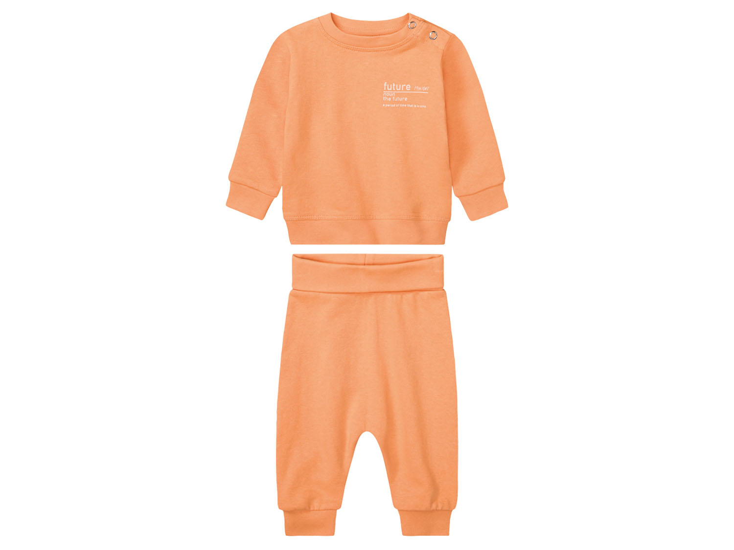 lupilu® Detská súprava pre bábätká, 2-dielna (oranžová, 86/92)