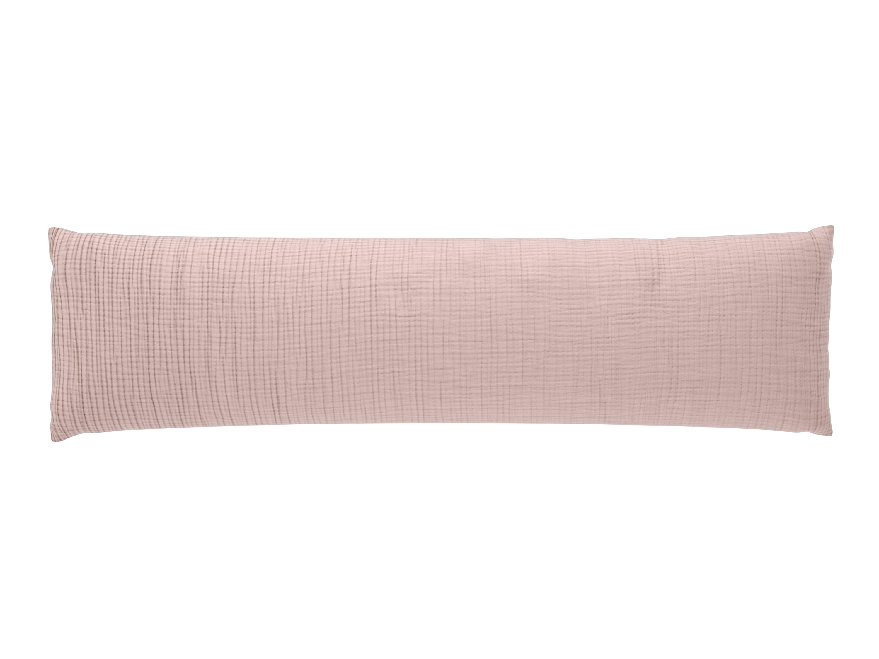 LIVARNO® Mušelínová obliečka na vankúš pre spanie na boku Premium, 40 x 145 cm (ružová)