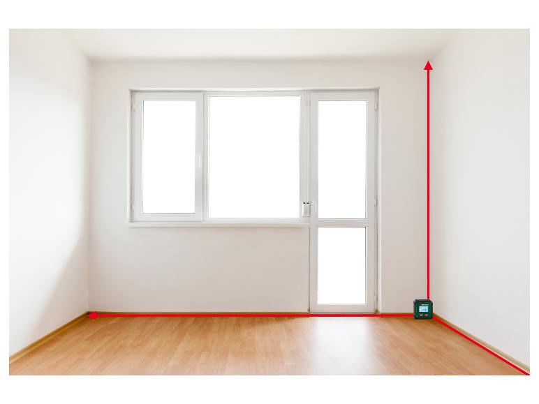 Parkside® Laserový merač vzdialenosti s meracím pásmom Plmb C3