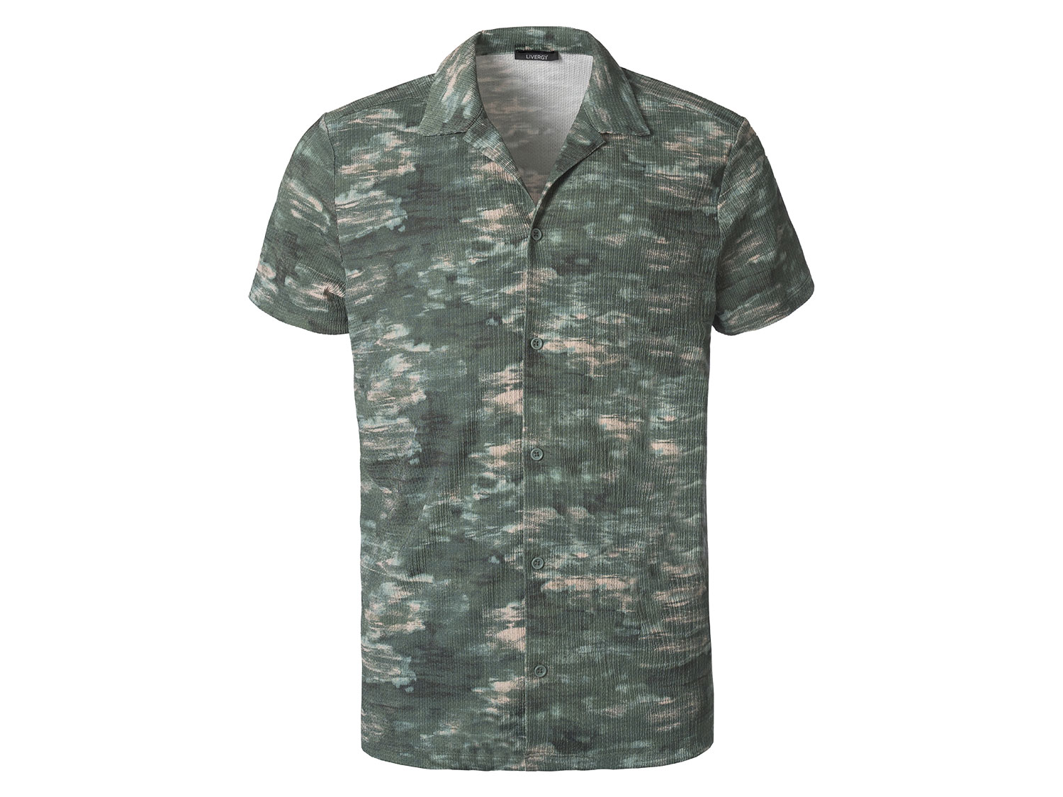 LIVERGY® Pánska letná košeľa, zelená (XL (43/44))