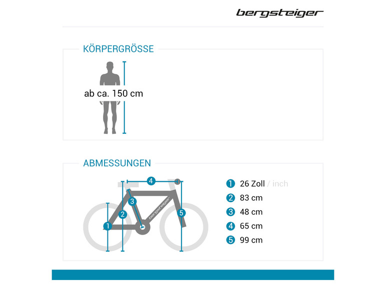 Prejsť na zobrazenie na celú obrazovku: Bergsteiger Horský bicykel Makalu, 26" – obrázok 14