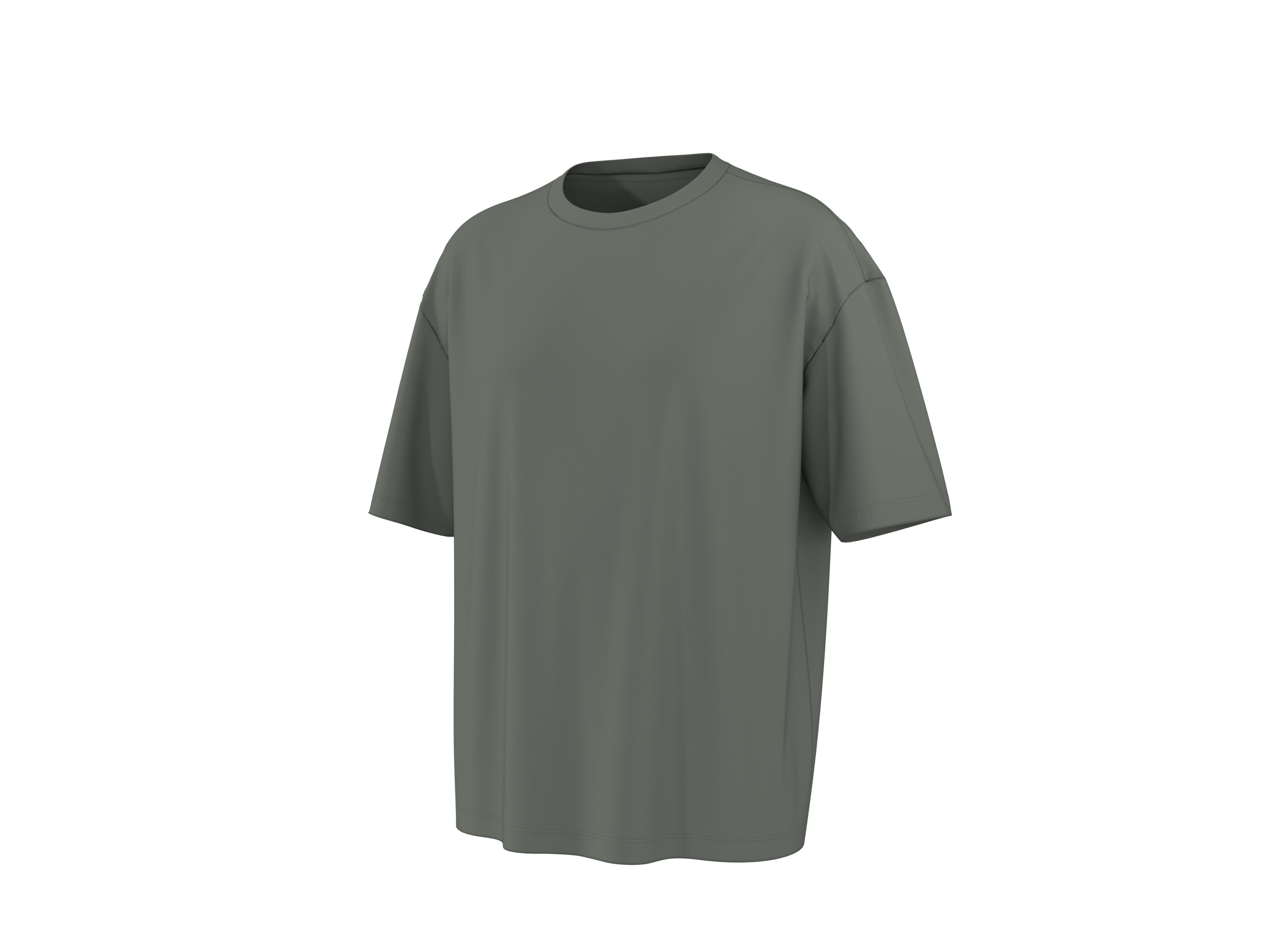 esmara Men Pánske oversize tričko (zelená, S (44/46))