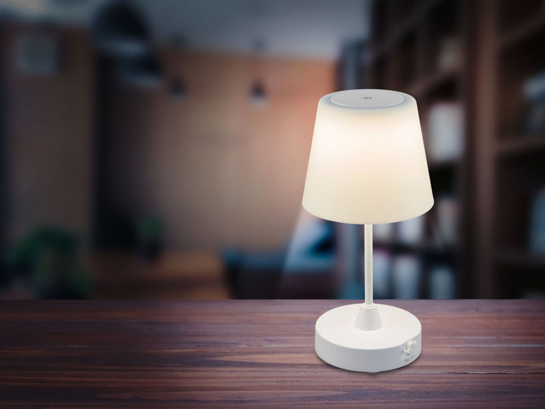 Prejsť na zobrazenie na celú obrazovku: LIVARNO home Aku stolová lampa s 2 tienidlami – obrázok 6