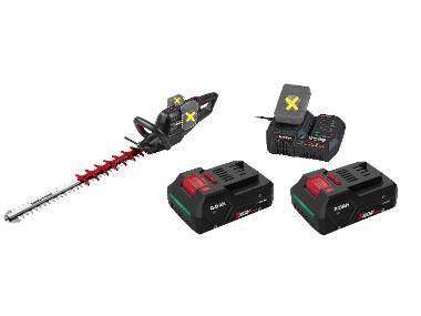 PARKSIDE PERFORMANCE® Aku nožnice na živý plot PPAHS 40 A1 + Smart nabíjačka 20 V/12 A + Smart akumulátor 20 V/4 Ah PAPP 204 A1, 2 kusy