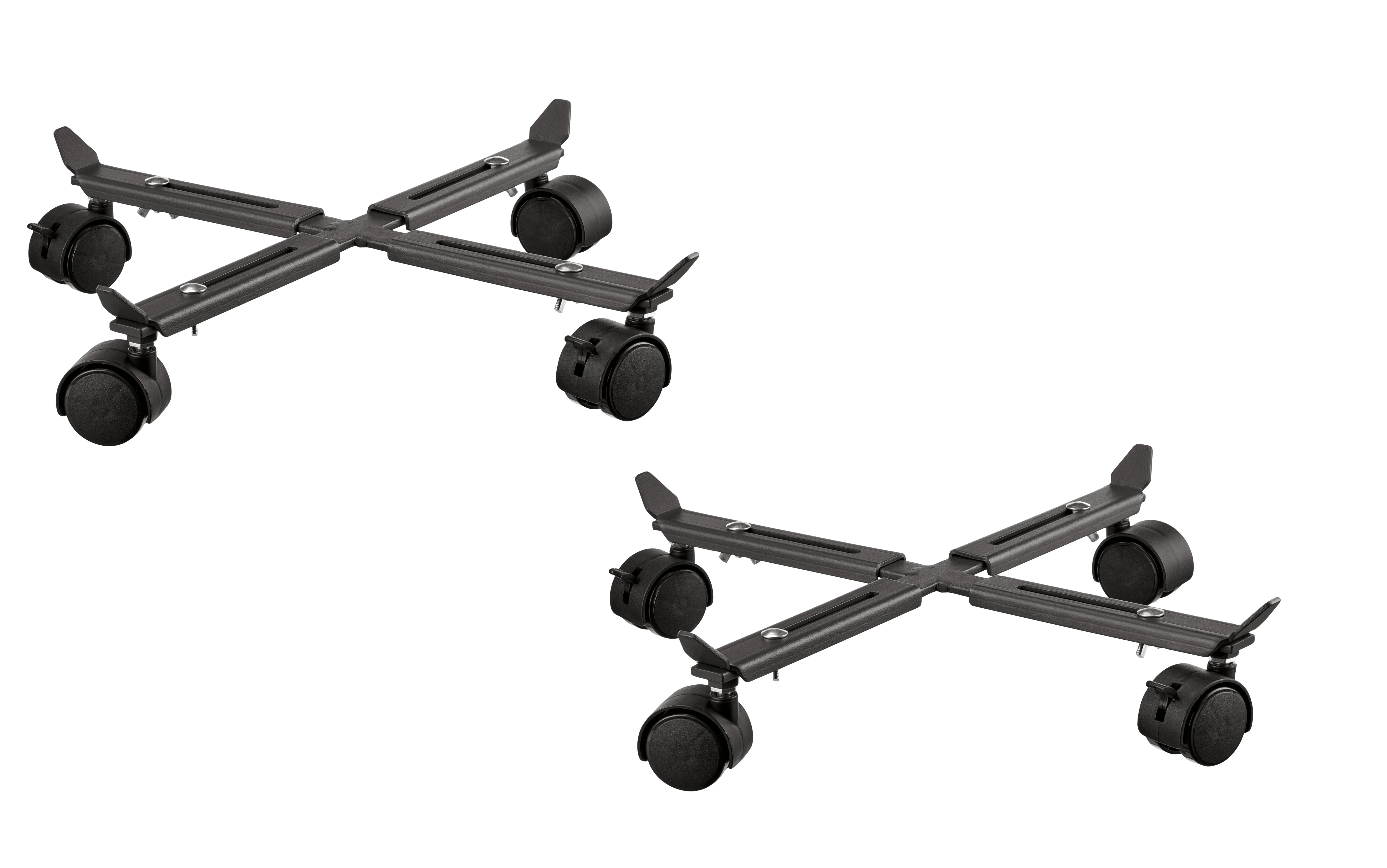 PARKSIDE® Teleskopický vozík pod črepník, 100 kg, antracitový, 2 kusy