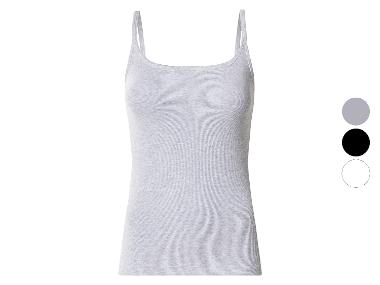 esmara® Dámske rebrované tielko s tenkými ramienkami