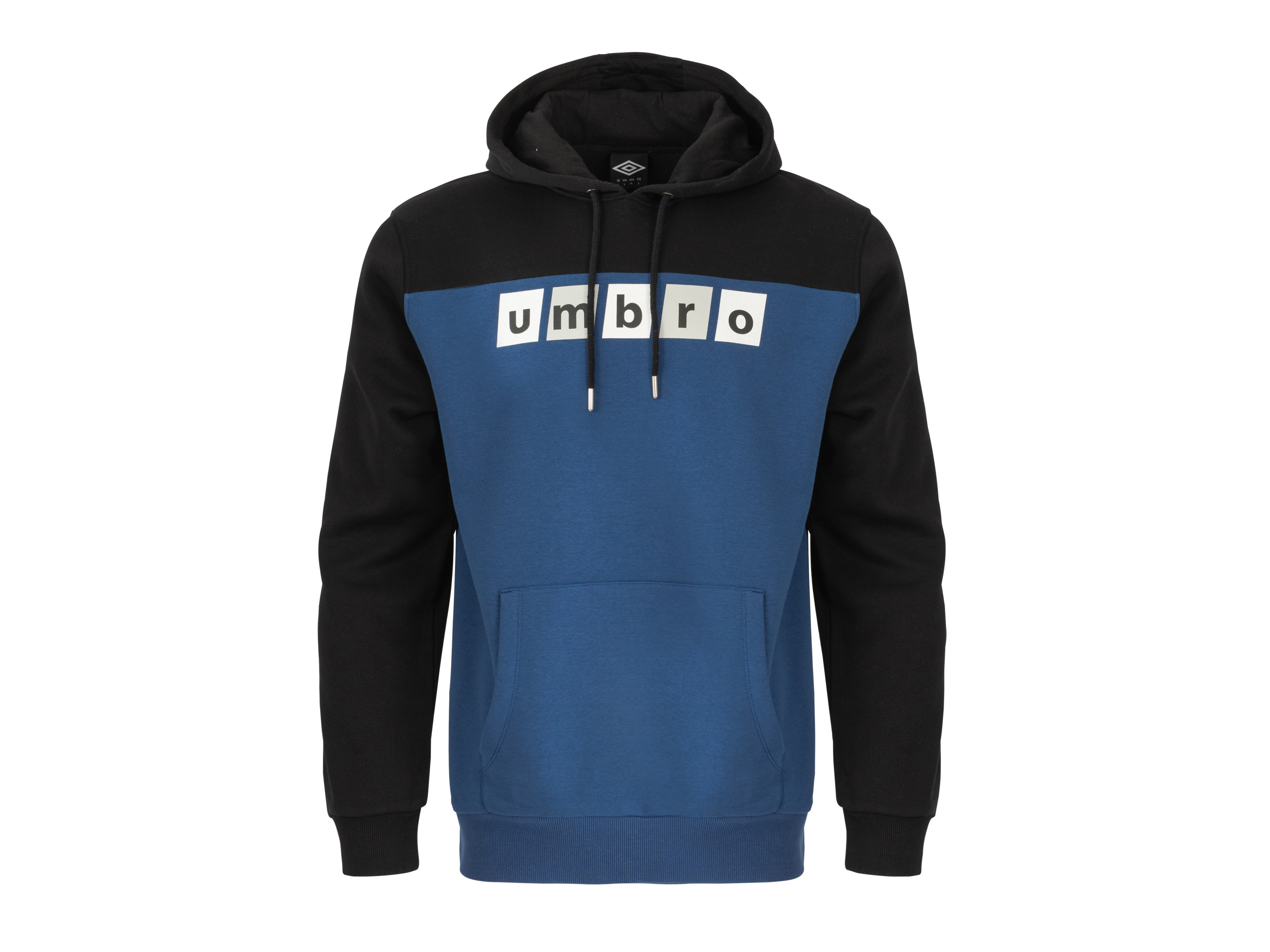 UMBRO Pánska mikina s kapucňou (sivá/navy modrá, M)