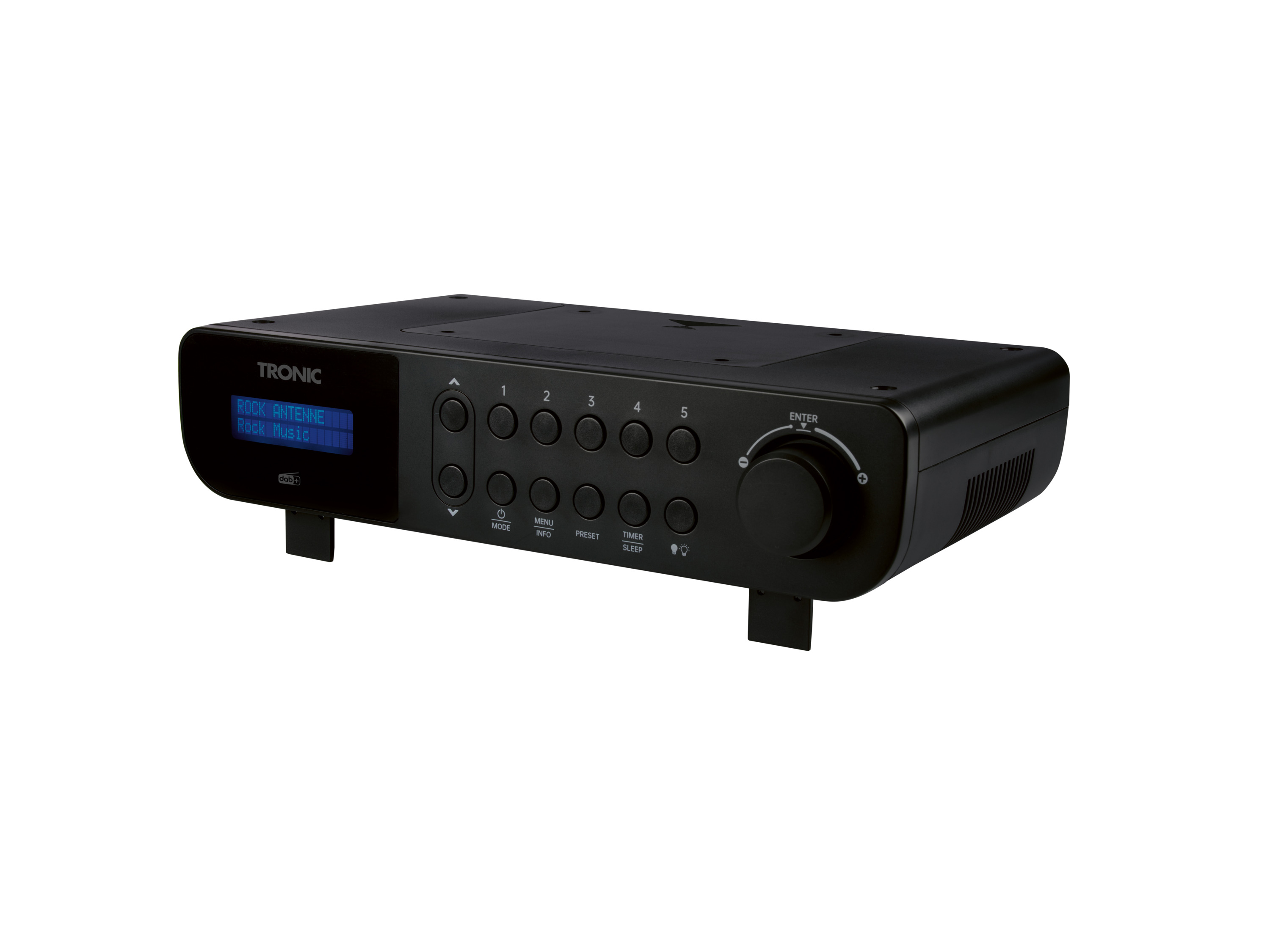 TRONIC® Kuchynské rádio DAB+ TKR 3W D7 (čierna)