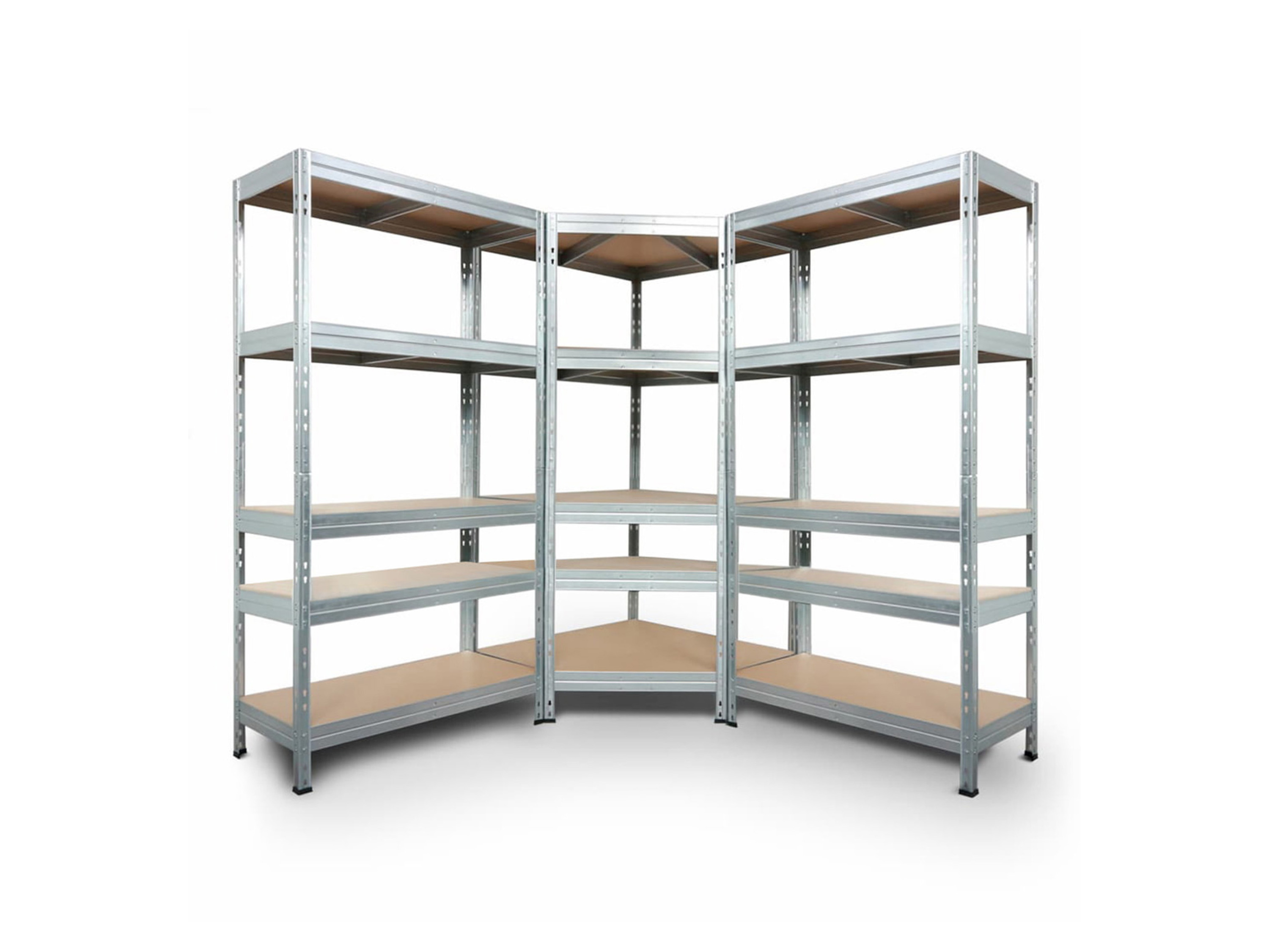 AR SHELVING Rohový regál Rivet (180x180x180x45 cm)
