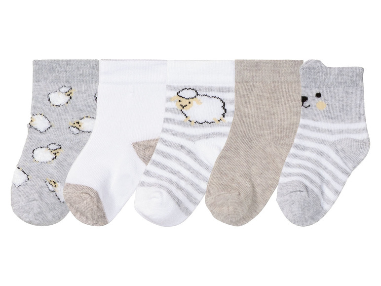 Prejsť na zobrazenie na celú obrazovku: lupilu® Detské ponožky pre bábätká, 5 párov – obrázok 8